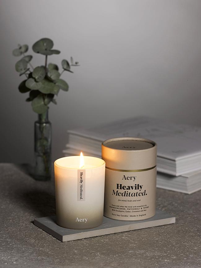 Heavily Meditated Scented Candle