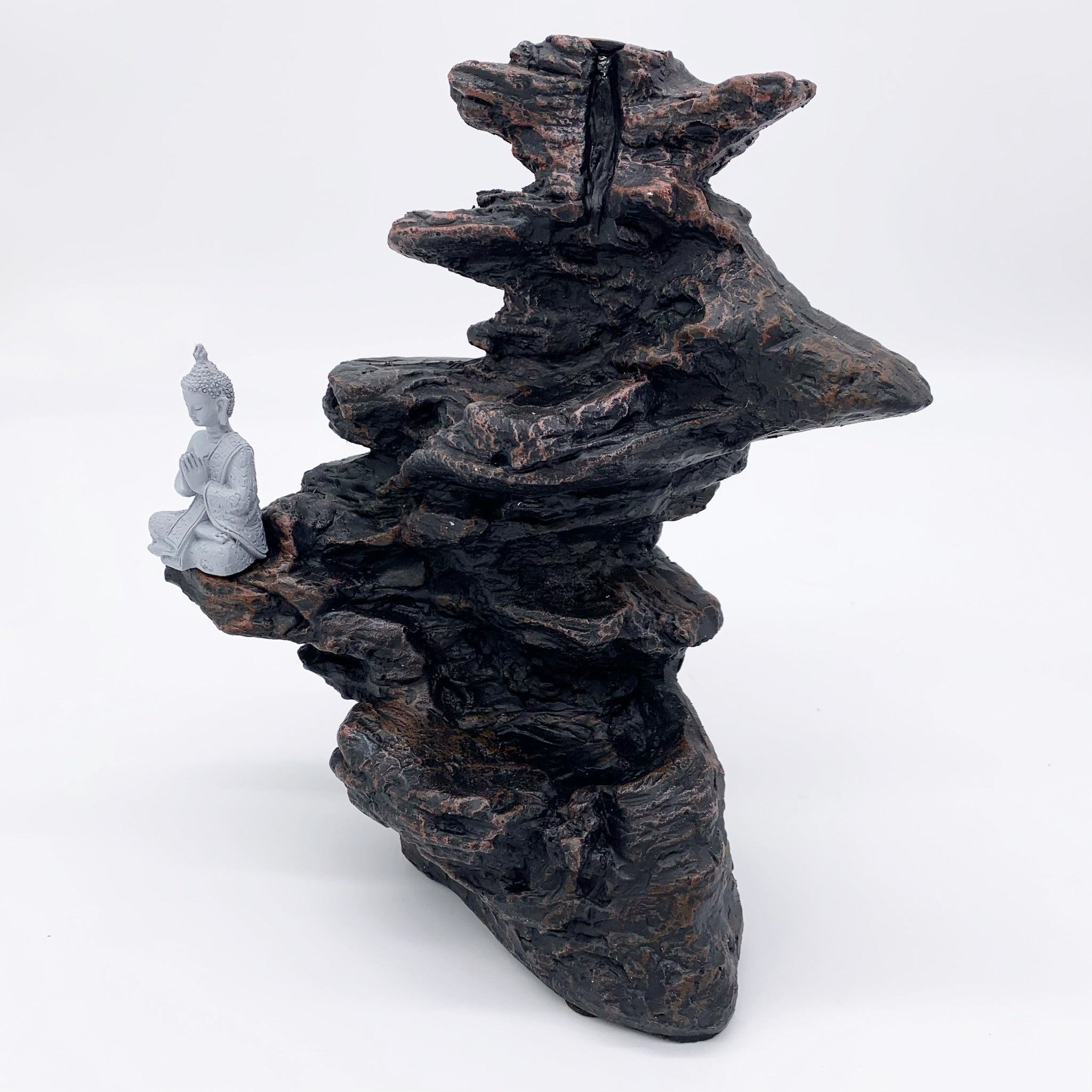 Buddha on Rocks Backflow Burner
