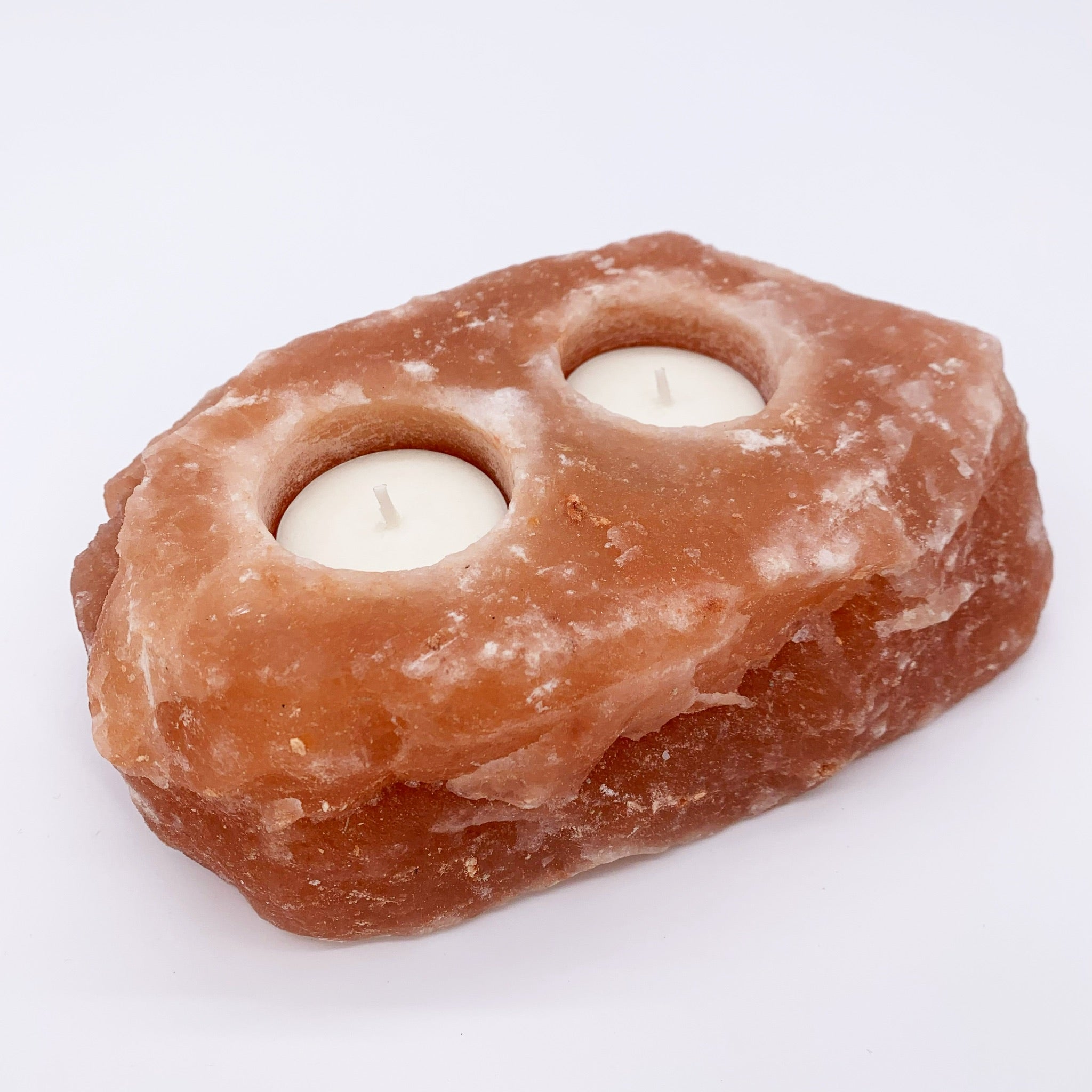 Himalayan Salt Double Tealight Holder