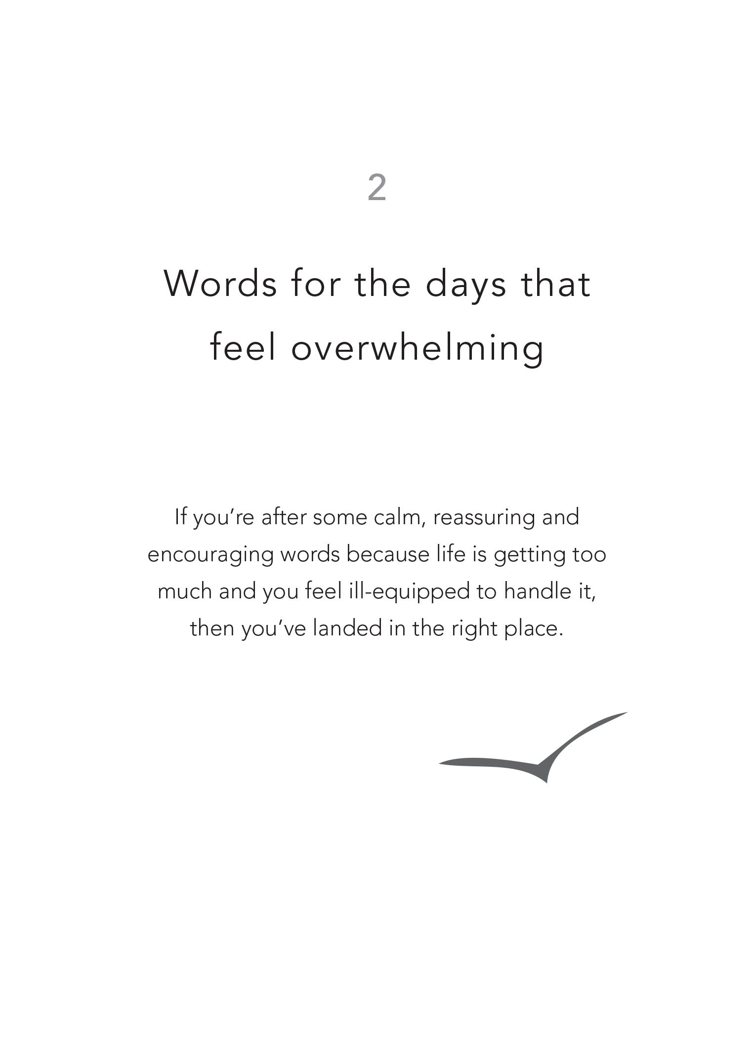 Kind Words for Unkind Days