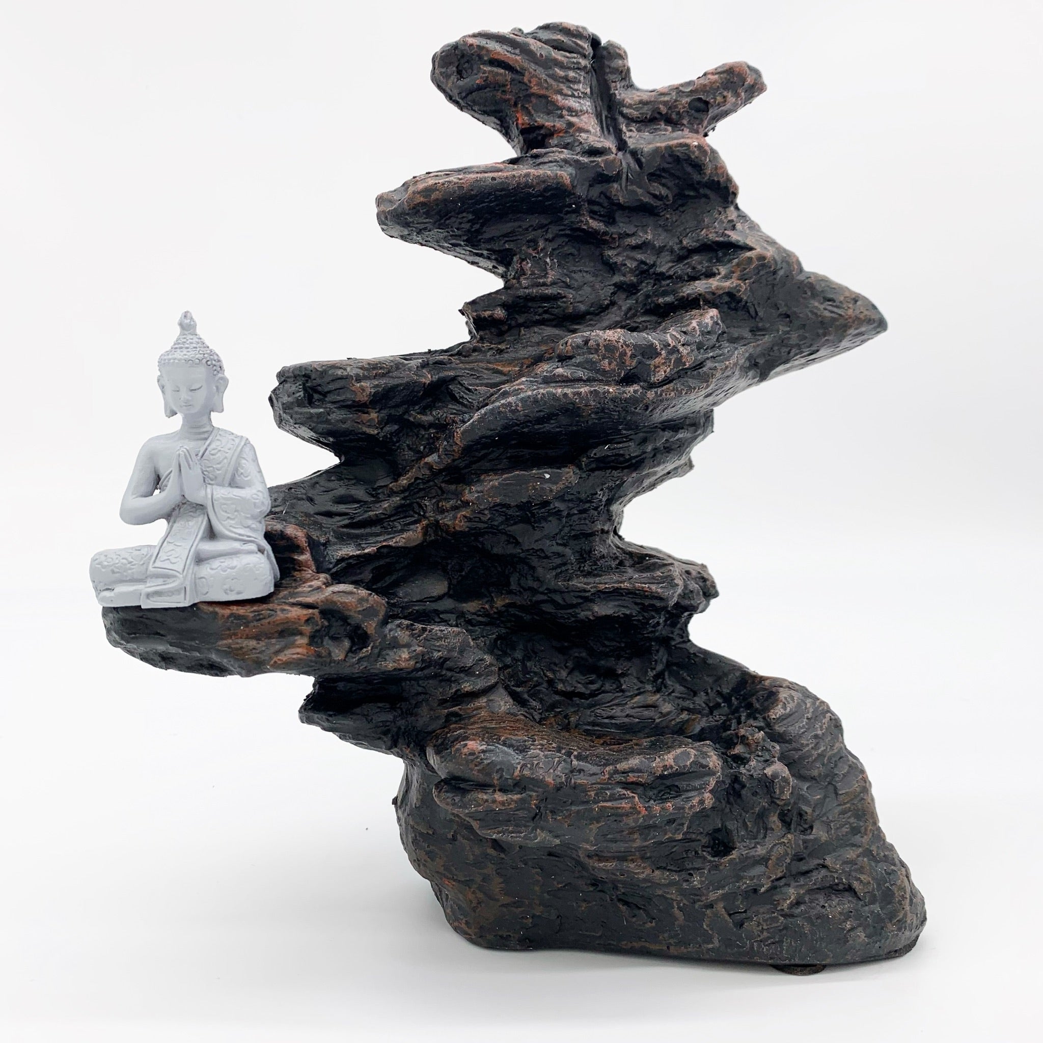 Buddha on Rocks Backflow Burner